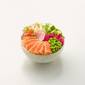 Poke Bowl Lachs Aburi
