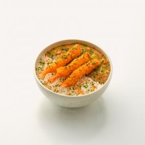 Curry Tempura-Garnelen