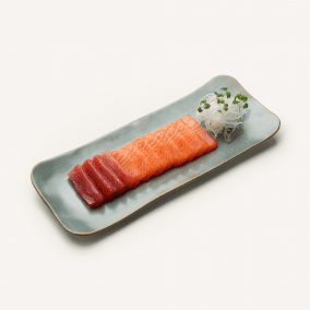 Gemischtes Sashimi Thunfisch Lachs