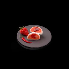 Erdbeer Chili Eis Mochi