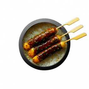 Brochettes bœuf fromage