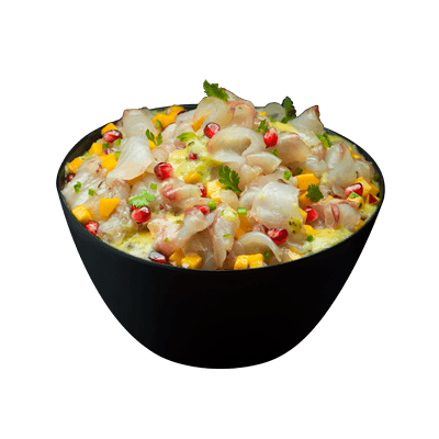 Ceviche daurade & leche mangue